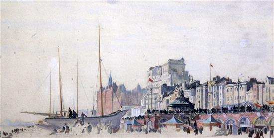 Charles Cundall (1890-1971) Brighton Front 8 x 15.5in.